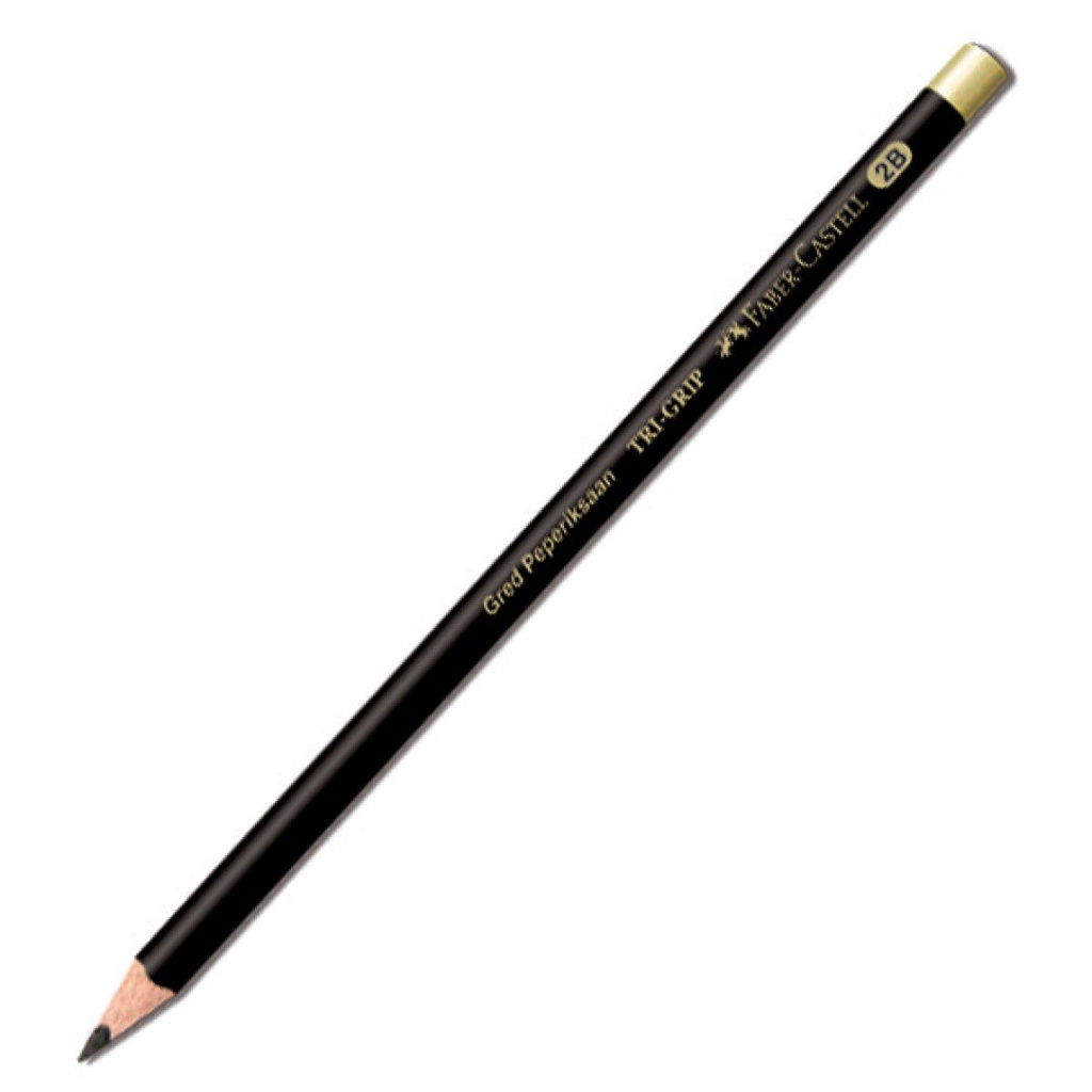 Faber-Castell Tri-Grip 2B Pencil Box of 12 - Image 3