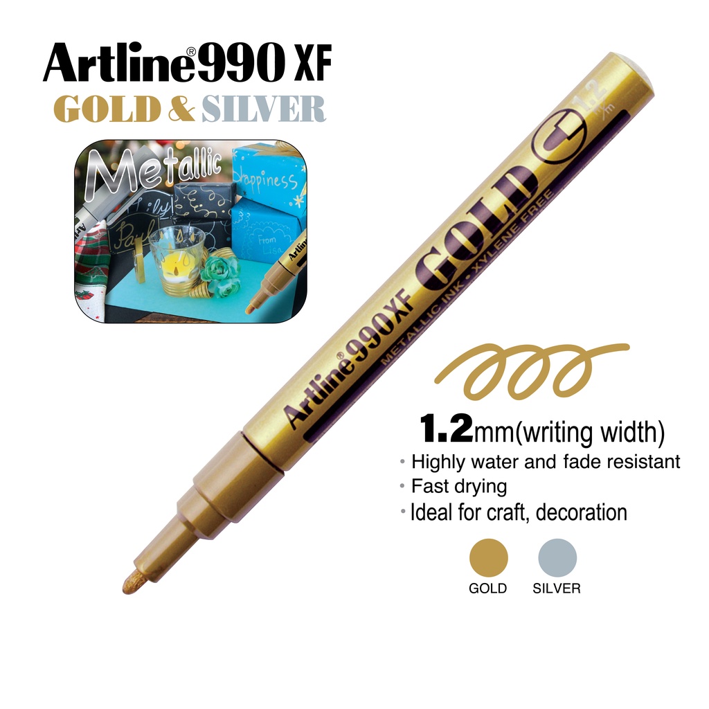 Artline 990XF Metallic Marker - Image 4