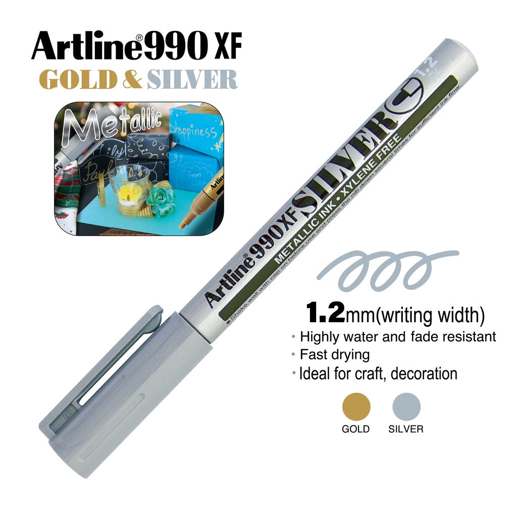 Artline 990XF Metallic Marker - Image 3